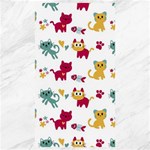 Pattern With Cute Cats Canvas 40  x 72  39.28 x69.23  Canvas - 1