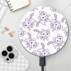 Cats Pattern Design Wireless Fast Charger(white) by Simbadda