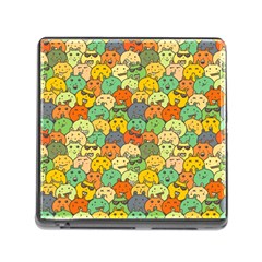 Seamless Pattern With Doodle Bunny Memory Card Reader (square 5 Slot) by Simbadda
