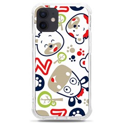 Animals Pattern Iphone 12 Mini Tpu Uv Print Case	 by Simbadda