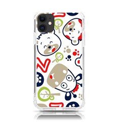 Animals Pattern Iphone 11 Tpu Uv Print Case by Simbadda