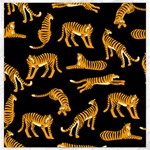 Seamless Exotic Pattern With Tigers Canvas 12  x 12  11.4 x11.56  Canvas - 1