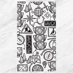 Navigation-seamless-pattern Canvas 40  X 72  by Simbadda