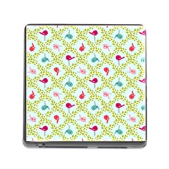 Birds Pattern Background Memory Card Reader (square 5 Slot) by Simbadda