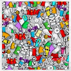 Graffiti Characters Seamless Pattern Canvas 12  X 12  by Simbadda