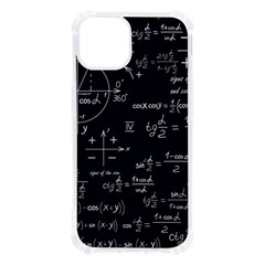 Mathematical-seamless-pattern-with-geometric-shapes-formulas Iphone 13 Tpu Uv Print Case by Simbadda