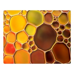 Abstract Oil Painting Two Sides Premium Plush Fleece Blanket (large) by Excel