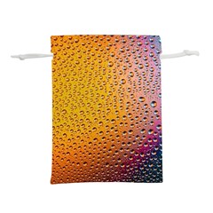 Rain Drop Abstract Design Lightweight Drawstring Pouch (s) by Excel