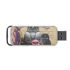 Graffiti Owl Design Portable Usb Flash (two Sides) by Excel