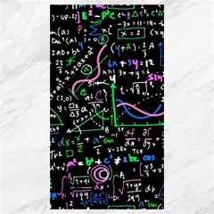 Math-linear-mathematics-education-circle-background Canvas 40  X 72  by Simbadda