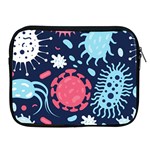 Seamless-pattern-microbes-virus-vector-illustration Apple iPad 2/3/4 Zipper Cases Front