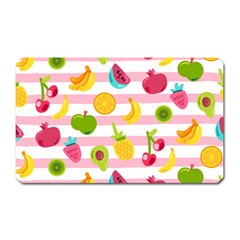 Tropical-fruits-berries-seamless-pattern Magnet (rectangular) by Simbadda
