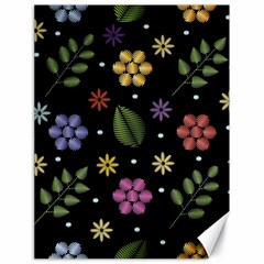 Embroidery-seamless-pattern-with-flowers Canvas 18  X 24  by Simbadda