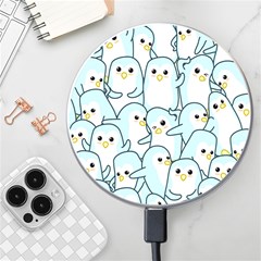 Penguins-pattern Wireless Fast Charger(white) by Simbadda