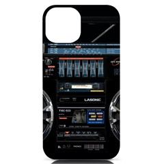 Vintage Radio Iphone 14 Black Uv Print Case by Proyonanggan