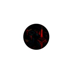 A Dark City Vector 1  Mini Buttons by Proyonanggan