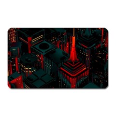 A Dark City Vector Magnet (rectangular) by Proyonanggan