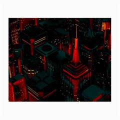 A Dark City Vector Small Glasses Cloth (2 Sides) by Proyonanggan