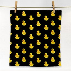 Rubber Duck Face Towel by Valentinaart