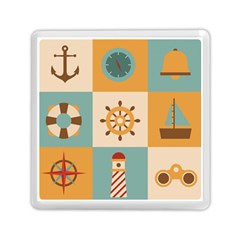 Nautical Elements Collection Memory Card Reader (square) by Bangk1t