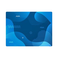 Abstract-classic-blue-background Premium Plush Fleece Blanket (mini) by pakminggu