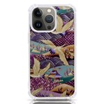 Textile-fabric-cloth-pattern iPhone 13 Pro TPU UV Print Case Front