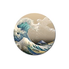 Japanese Wave Magnet 3  (round) by Cowasu