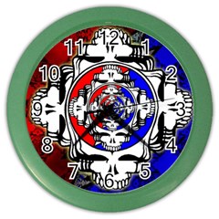 The Grateful Dead Color Wall Clock by Grandong