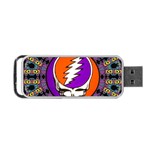 Gratefuldead Grateful Dead Pattern Portable USB Flash (One Side) Front