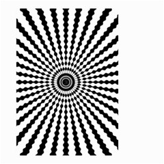 Starburst-sunburst-hypnotic Small Garden Flag (two Sides) by Bedest