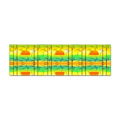 Birds-beach-sun-abstract-pattern Sticker Bumper (10 Pack) by Bedest