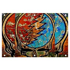 Grateful Dead Rock Band Banner And Sign 6  X 4  by Cowasu