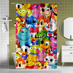 Illustration Cartoon Character Animal Cute Shower Curtain 48  X 72  (small)  by Cowasu