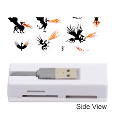 Dragon-phoenix-fire-bird-ancient Memory Card Reader (stick) by Cowasu