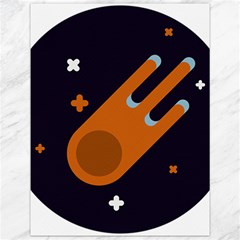 Meteor-meteorite-space-comet Canvas 12  X 16  by Cowasu