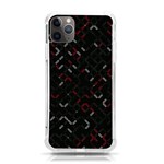 Abstract Dark Pattern Minimal iPhone 11 Pro Max 6.5 Inch TPU UV Print Case Front