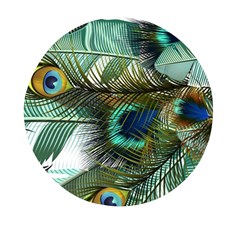 Peacock Feathers Mini Round Pill Box (pack Of 3) by Bedest