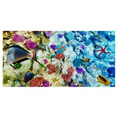 Fish The Ocean World Underwater Fishes Tropical Banner And Sign 8  X 4  by Ndabl3x