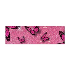 Pink Glitter Butterfly Sticker Bumper (10 Pack) by Ndabl3x