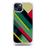 Abstract Geometric Design Pattern iPhone 14 TPU UV Print Case Front