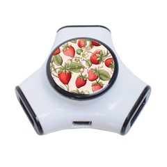 Strawberry Fruit 3-port Usb Hub by Bedest