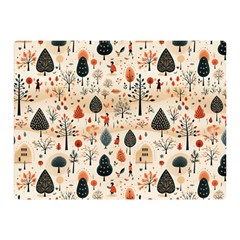 Pattern Seamless Two Sides Premium Plush Fleece Blanket (mini) by Proyonanggan