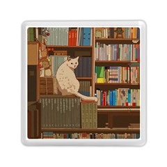 Library Aesthetic Memory Card Reader (square) by Sarkoni