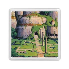 Painting Scenery Memory Card Reader (square) by Sarkoni
