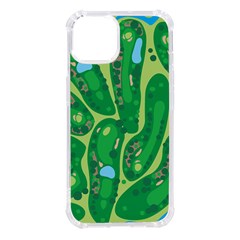 Golf Course Par Golf Course Green Iphone 14 Tpu Uv Print Case by Sarkoni