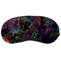Trippy Dark Psychedelic Sleep Mask by Sarkoni