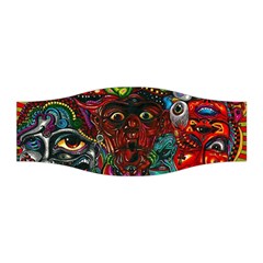 Somewhere Near Oblivion Nightmares Acid Colors Psychedelic Stretchable Headband by Sarkoni