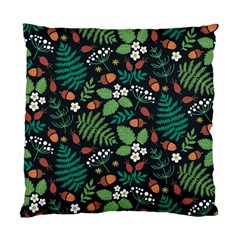 Pattern Forest Leaf Flower Motif Standard Cushion Case (two Sides) by Sarkoni