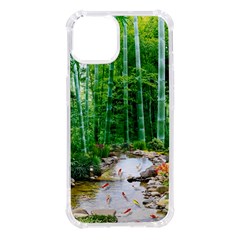 Bamboo Forest Squid Family Iphone 14 Tpu Uv Print Case by Grandong