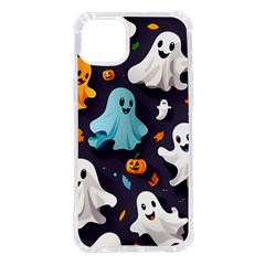 Ghost Pumpkin Scary Iphone 14 Plus Tpu Uv Print Case by Ndabl3x